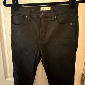 Madewell Women’s Black High-Rise Skinny Jeans